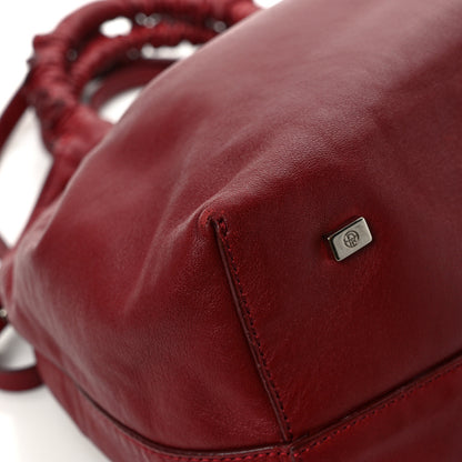 The Row Calfskin Double Circle Bag Red 9 of 10