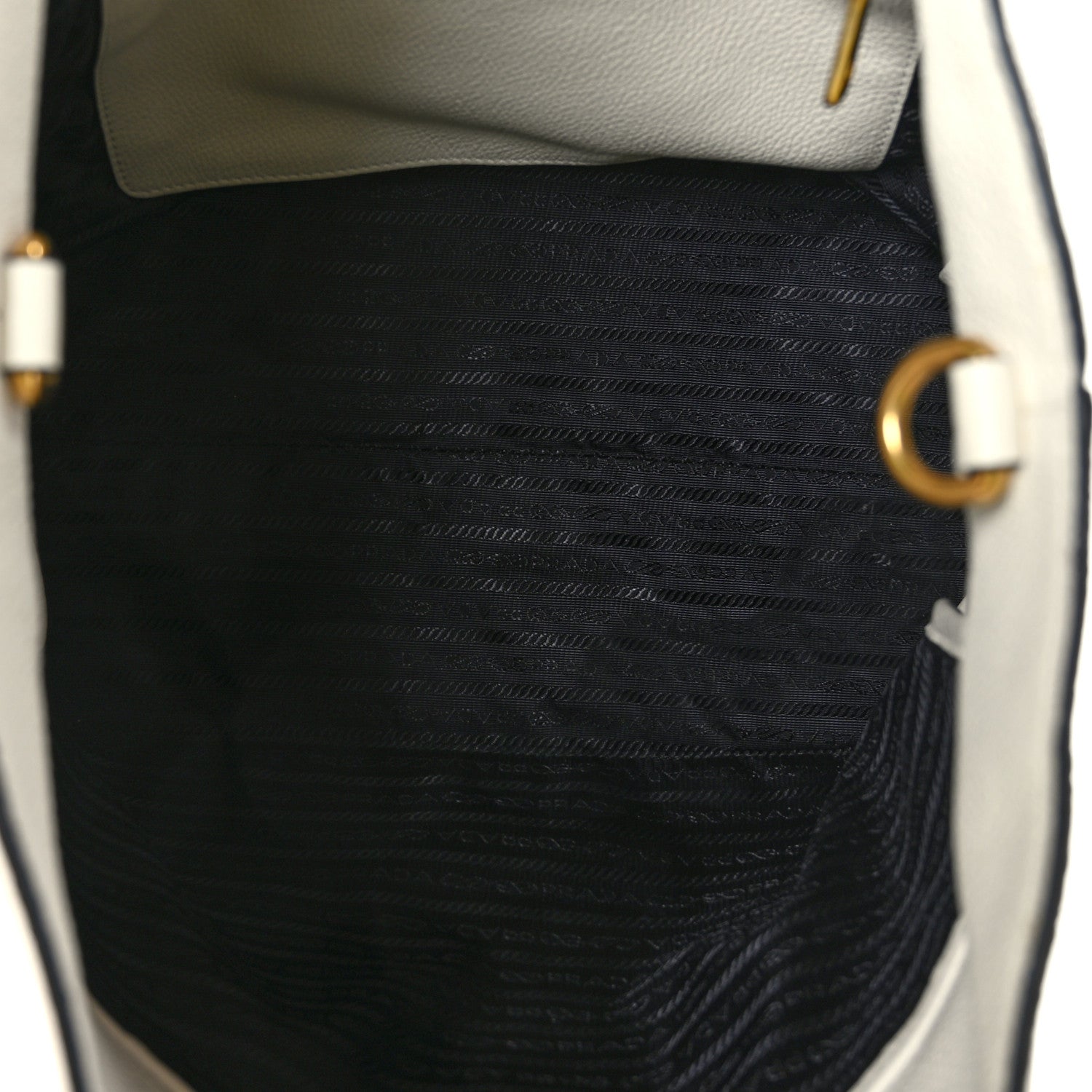 Prada Vitello Phenix Tote Bianco 5 of 9