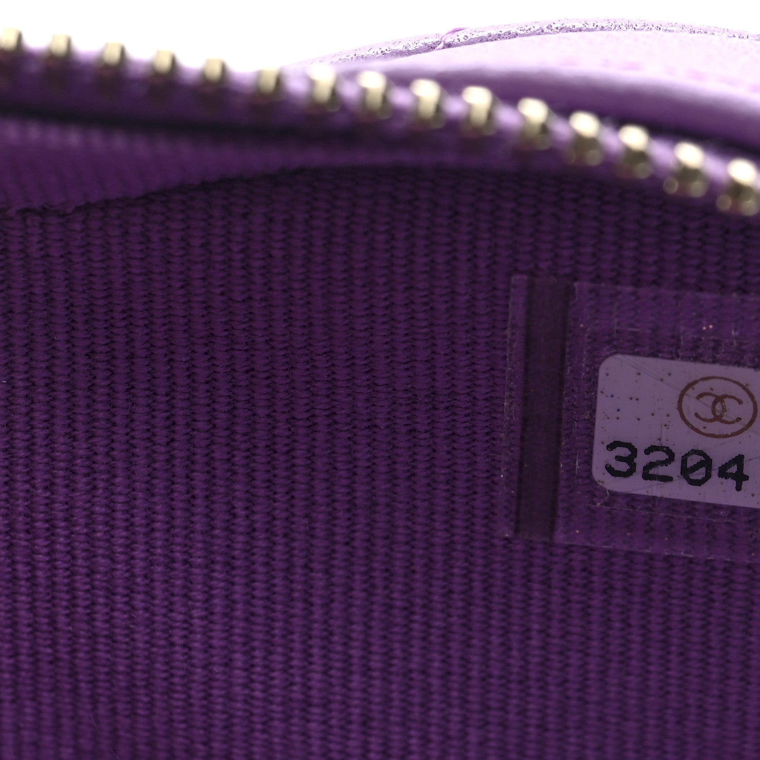 Chanel Lambskin Quilted CC In Love Heart Clutch With Chain Purple 7 of 10