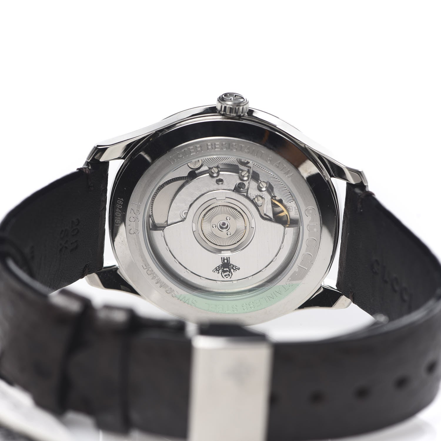 Gucci Stainless Steel Alligator 40mm G-Timeless Charm Automatic Watch 5 of 7