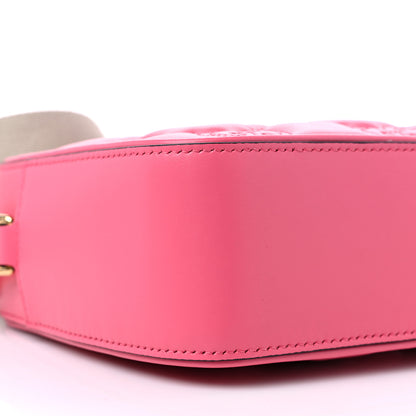 Gucci Calfskin GG Matelasse Small Shoulder Bag Rhodamine Pink Natural 7 of 8