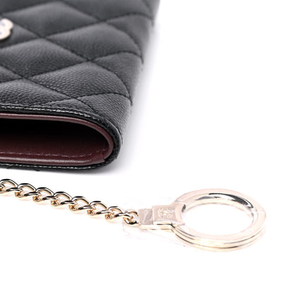 Chanel Caviar Quilted Zipped Key Holder Case Black 5 of 5