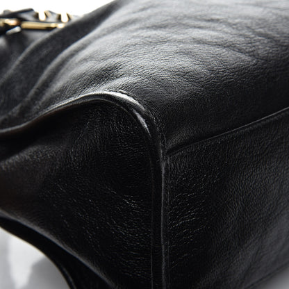 Balenciaga Chevre Gold Metallic Edge Hardware City Black 11 of 12
