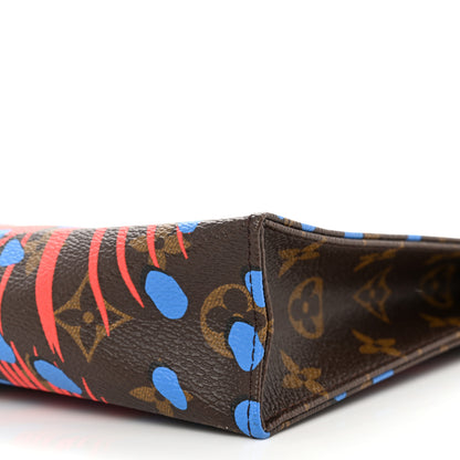 Louis Vuitton Monogram Jungle Dots Toiletry Pouch 26 Coquelicot Denim 9 of 10