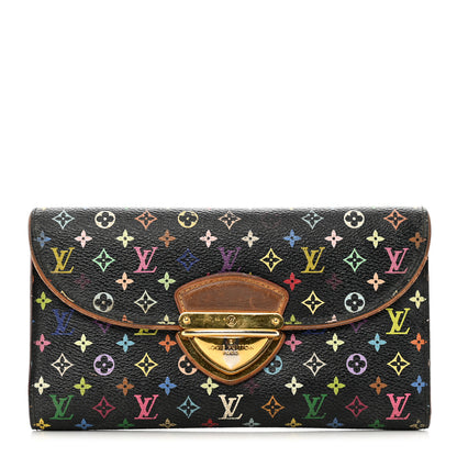 Louis Vuitton Monogram Multicolor Eugenie Wallet Black Grenade 1 of 12