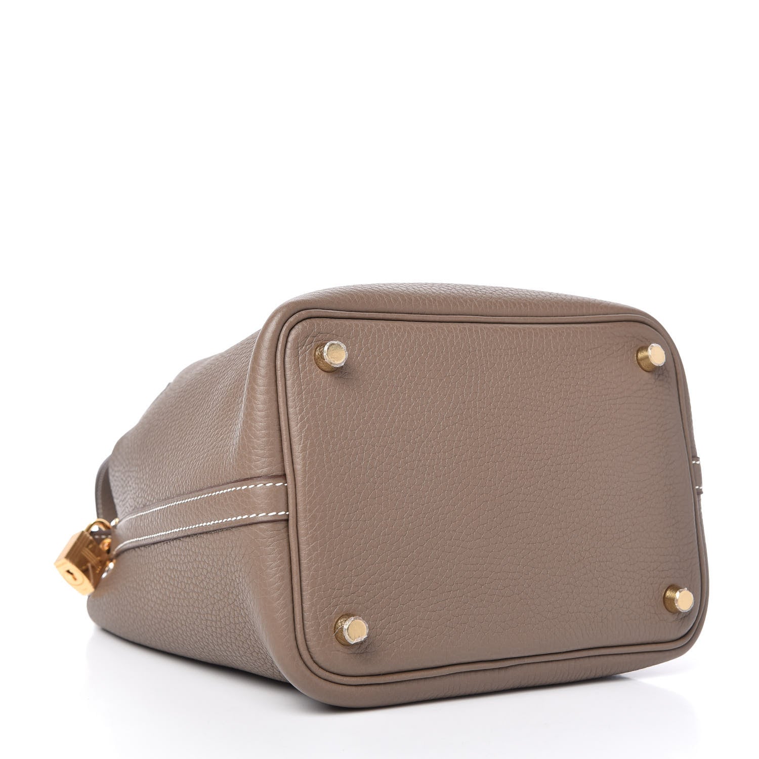 Hermes Taurillon Clemence Picotin Lock 18 PM Etoupe 4 of 10