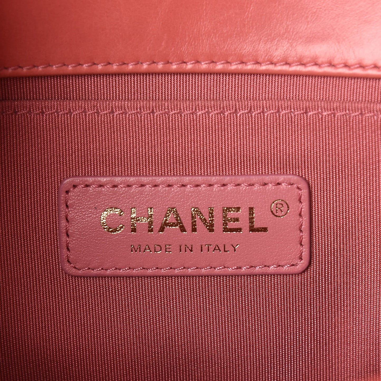 Shearling Sheepskin Medium Boy Flap Pink