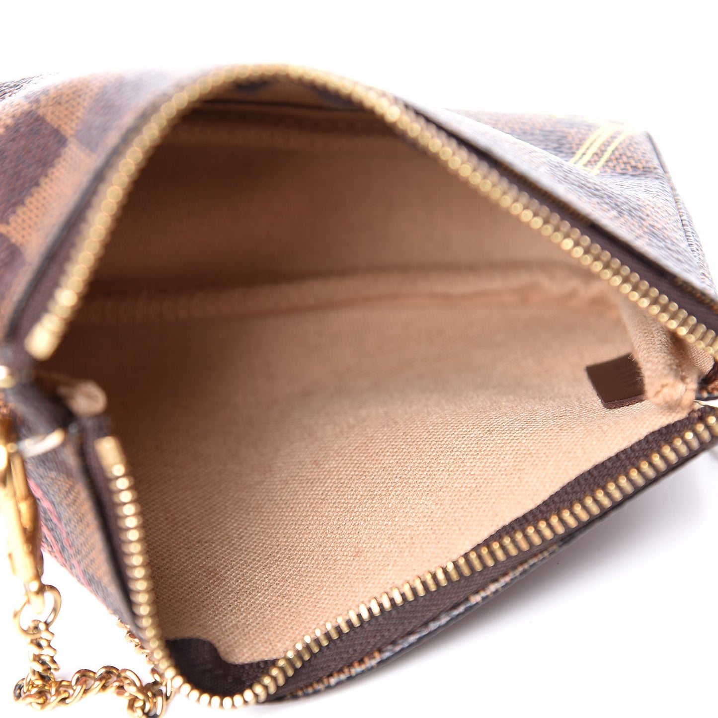 Damier Ebene 2014 Christmas Animation Mini Pochette Accessories