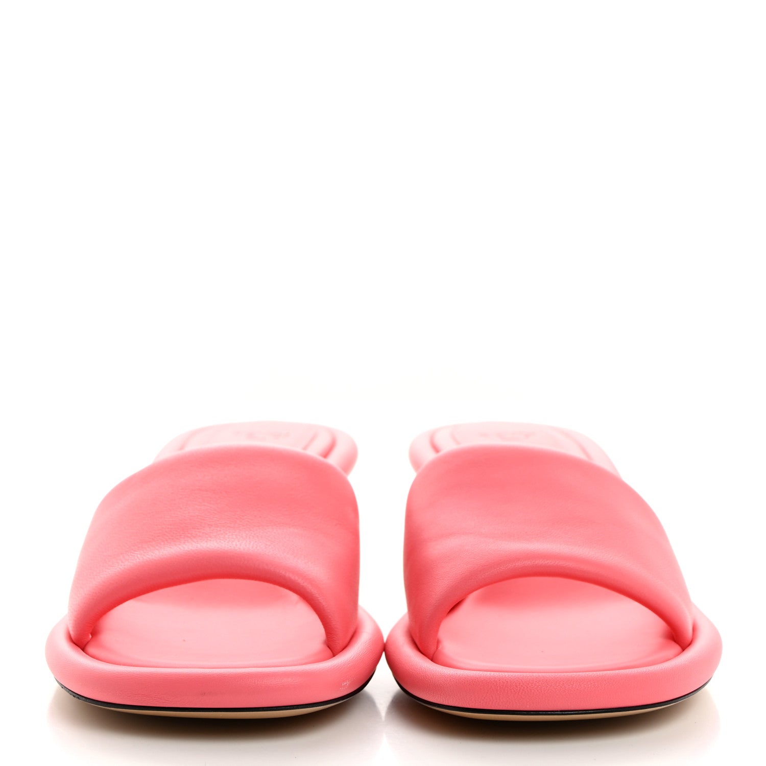 Fendi Nappa Baguette 60mm Slide Sandals 38.5 Kissed 2 of 8