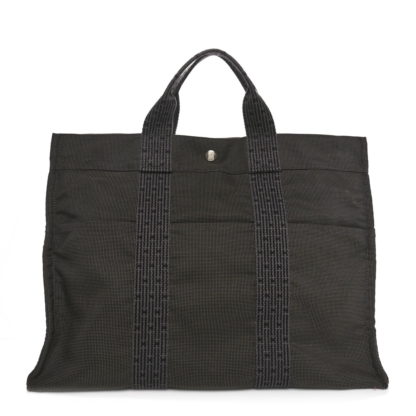 Canvas Herline MM Tote  Grey