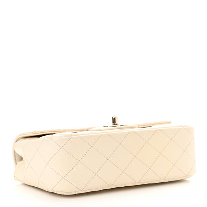 Chanel Caviar Quilted Mini Rectangular Flap White 4 of 17