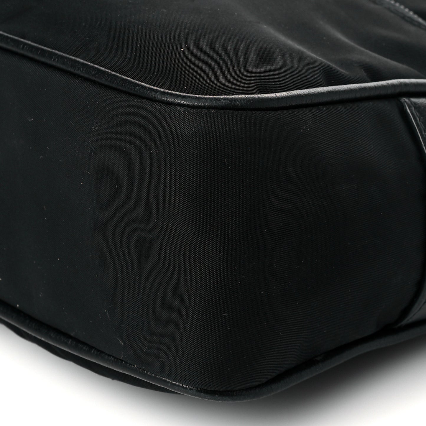 Tessuto Nylon Studded New Vela Shoulder Bag Black Cromo
