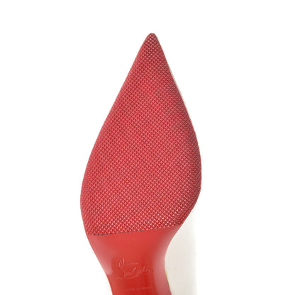 Christian Louboutin Kid Decollete 554 85 Pumps 37 White 11 of 23