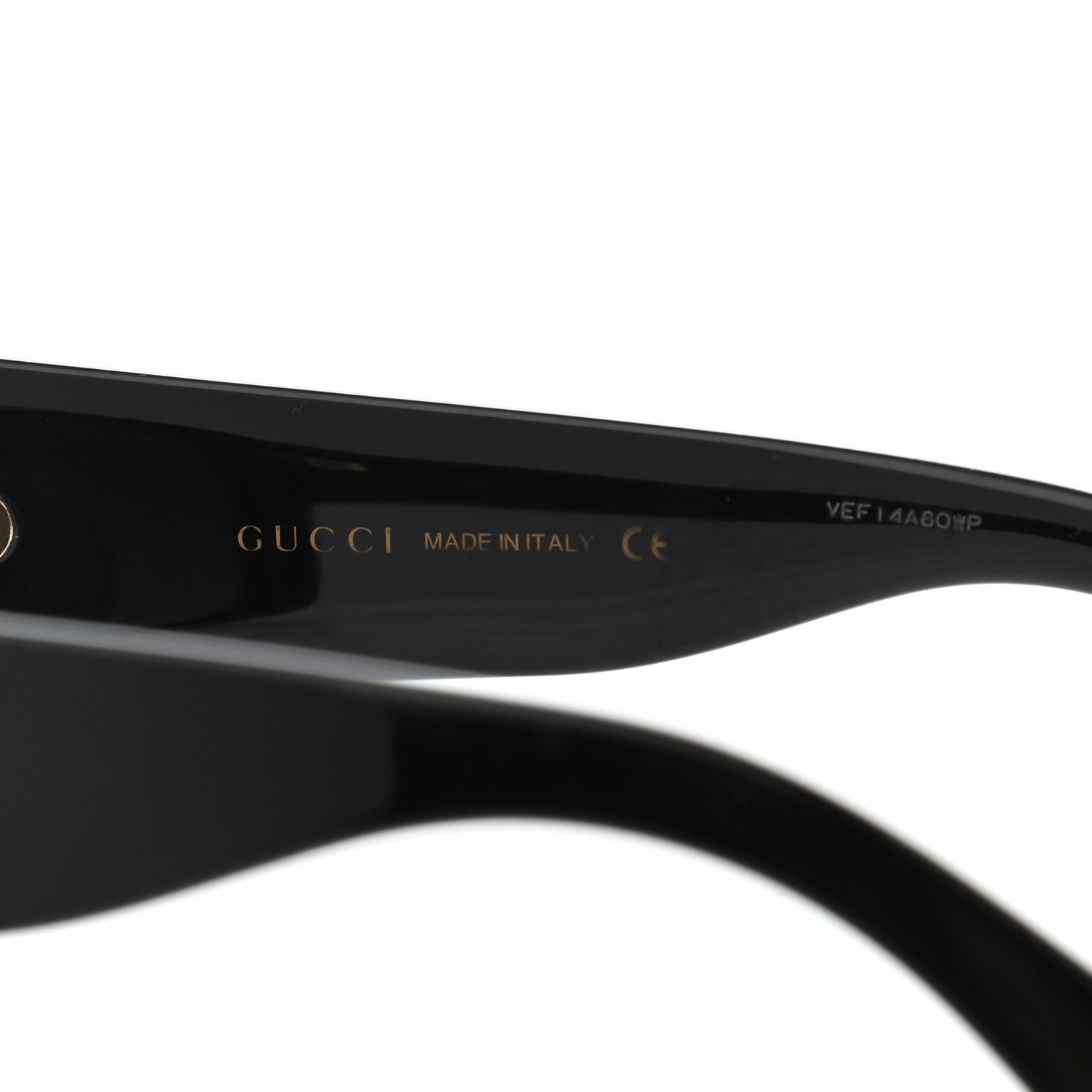 Gucci Acetate Square Frame Sunglasses GG0141S Black 6 of 7