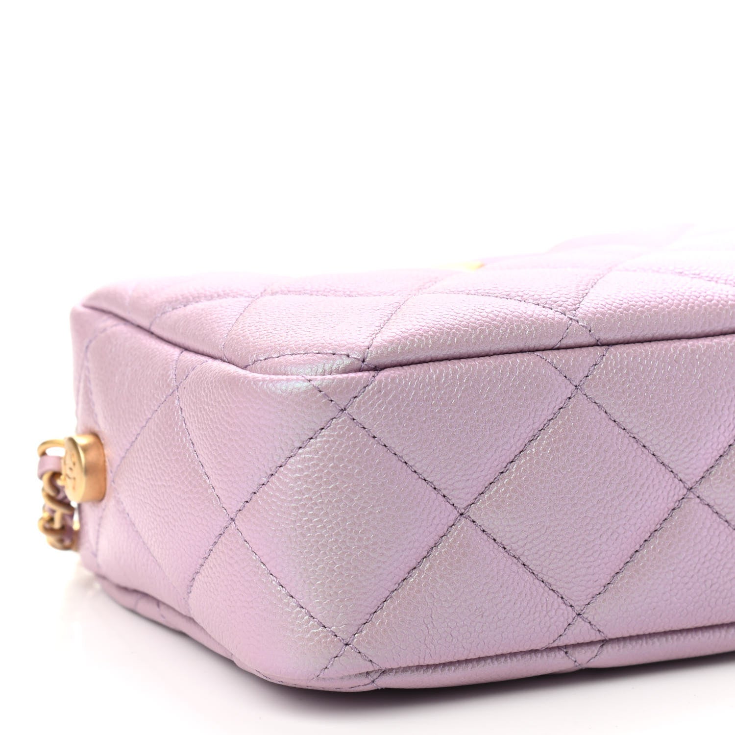 Chanel Iridescent Caviar Quilted Mini My Perfect Camera Case Pink 8 of 9