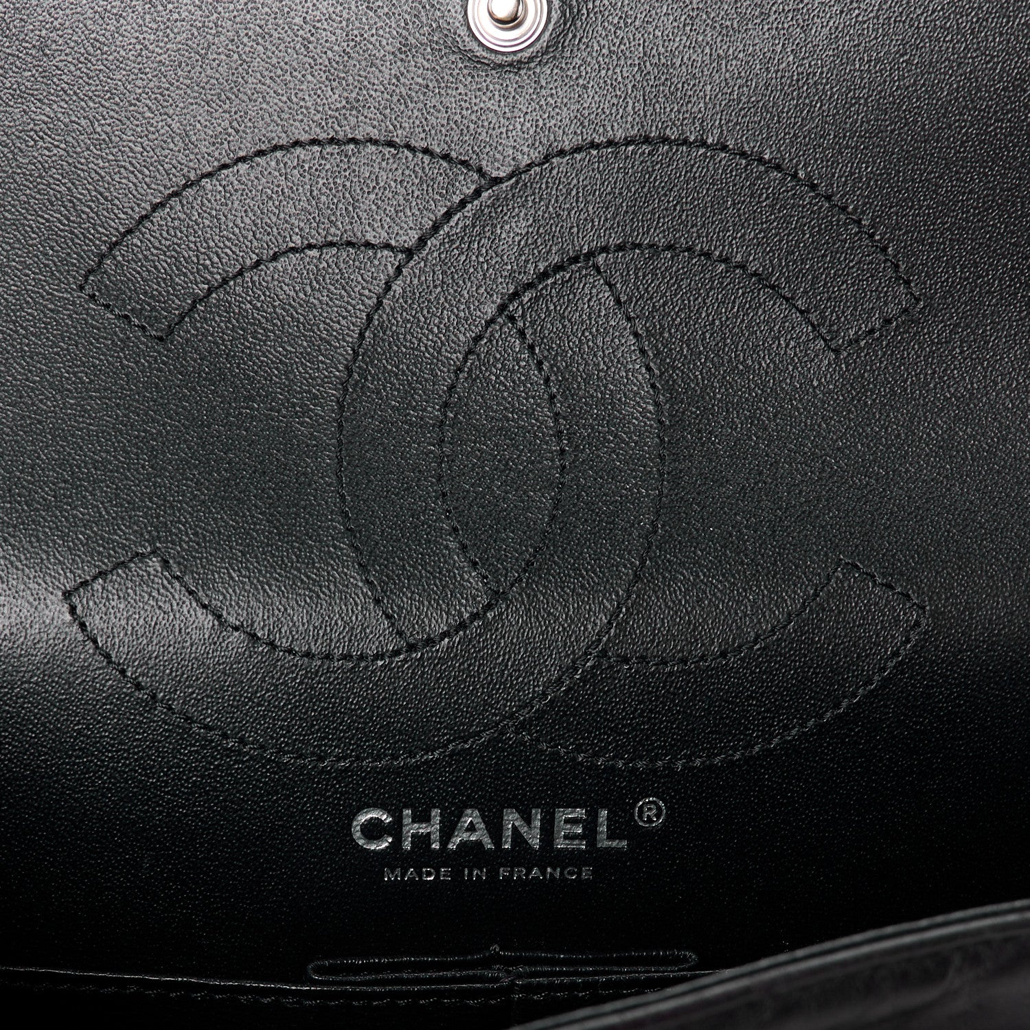 Chanel Aged Calfskin Chevron Quilted 2.55 Reissue 225 Flap So Black 6 of 12