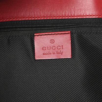 Gucci Monogram Large Bucket Tote  Red 6 of 10