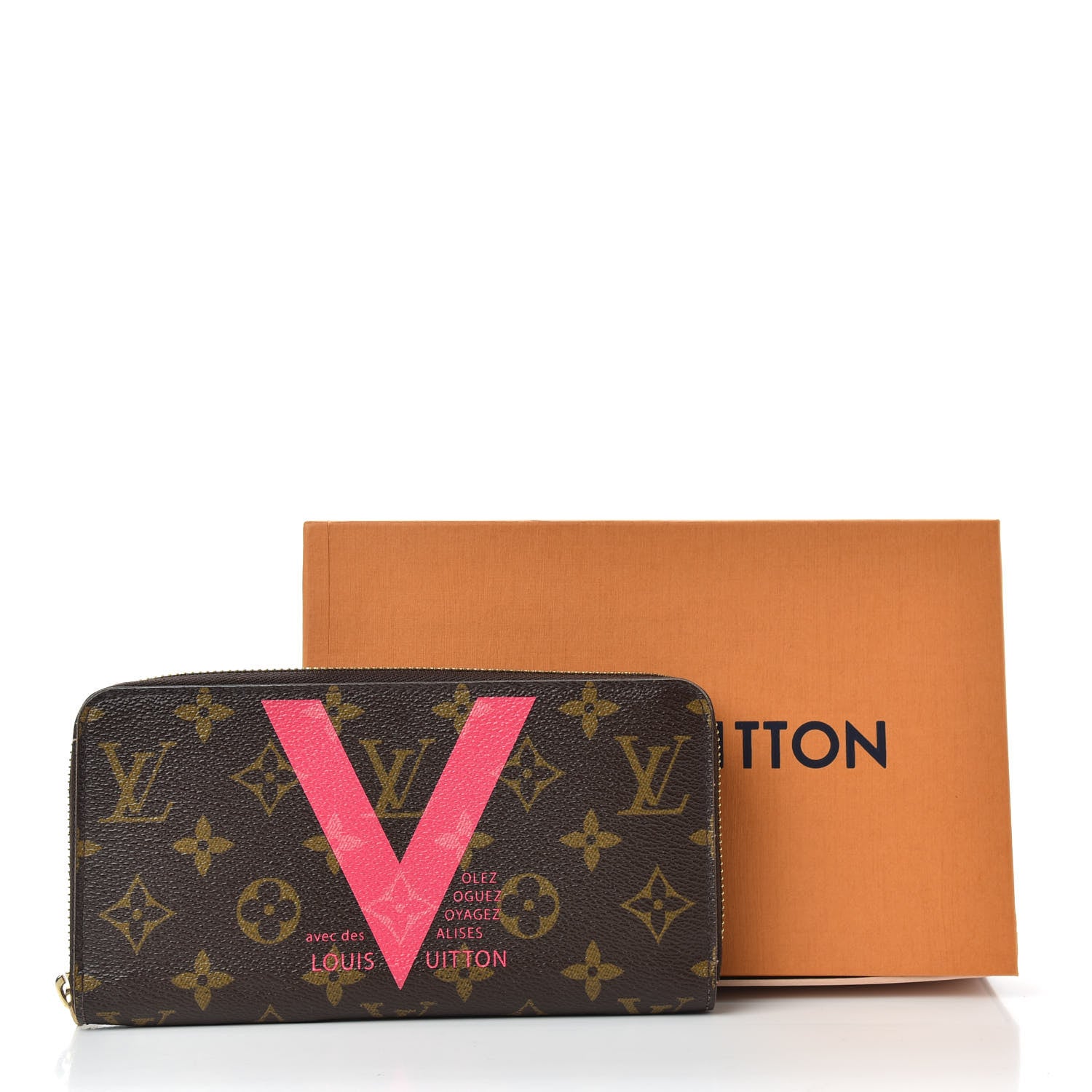 Louis Vuitton Monogram V Zippy Wallet Grenade 7 of 7
