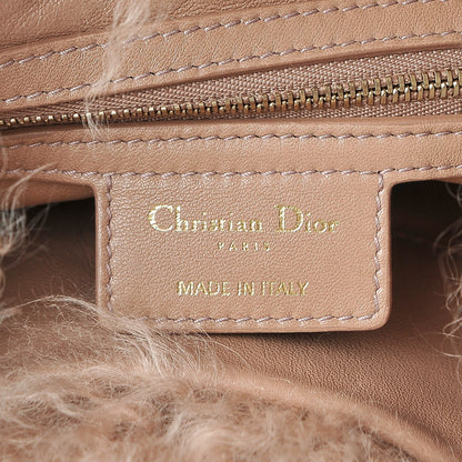 Christian Dior Mongolian Lamb Fur Libertine Tote Pink 6 of 7