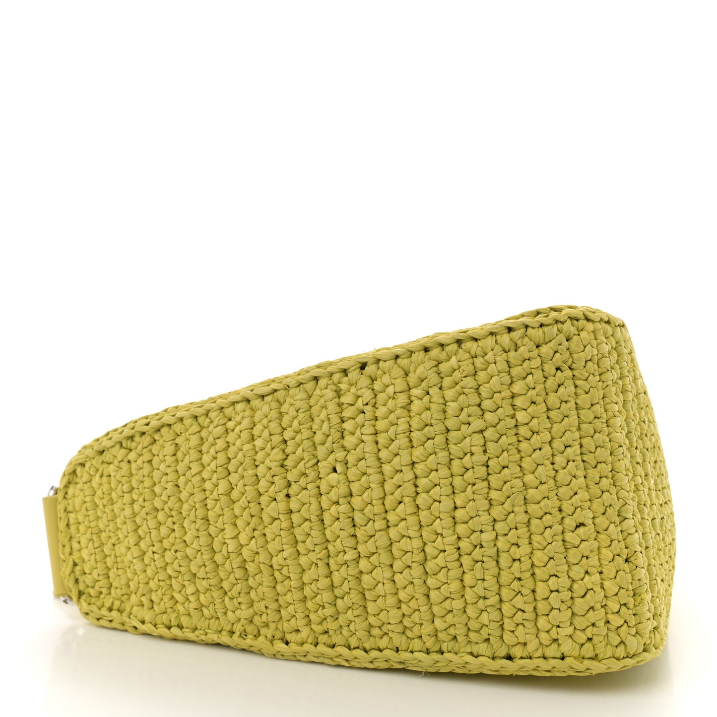 Yarn Raffia Effect Crochet Triangle Shoulder Bag Cedro