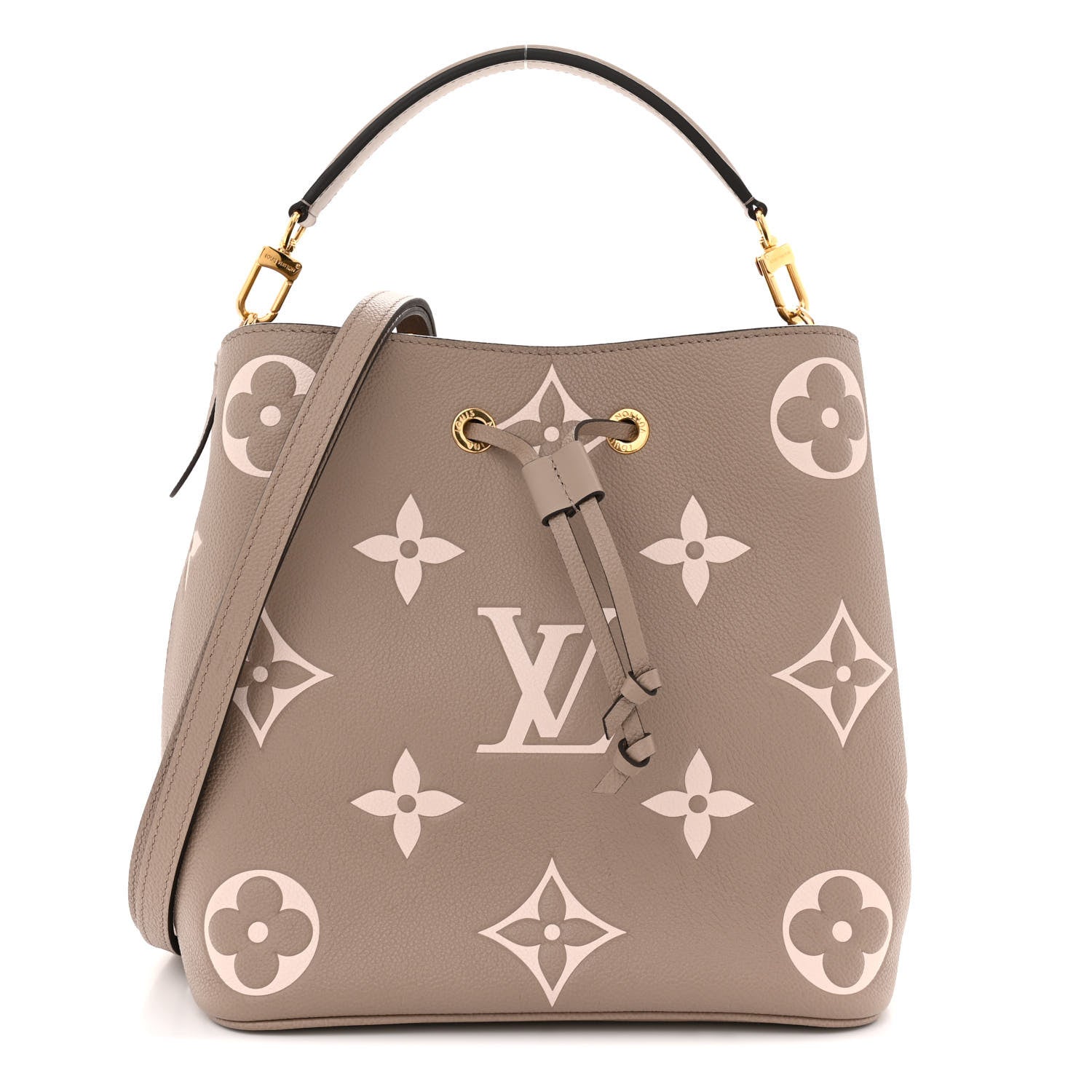 Louis Vuitton Empreinte Monogram Giant Neonoe MM Tourterelle Creme 1 of 11