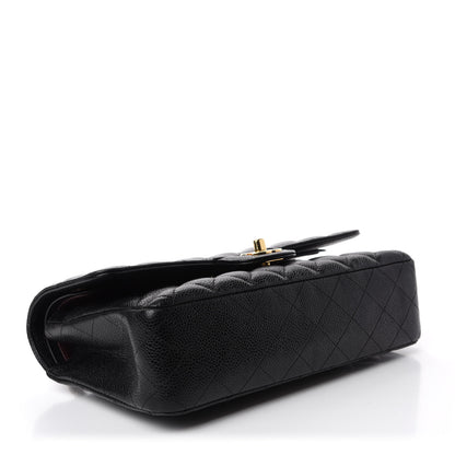 Chanel Caviar Quilted Medium Double Flap Black 5 of 15