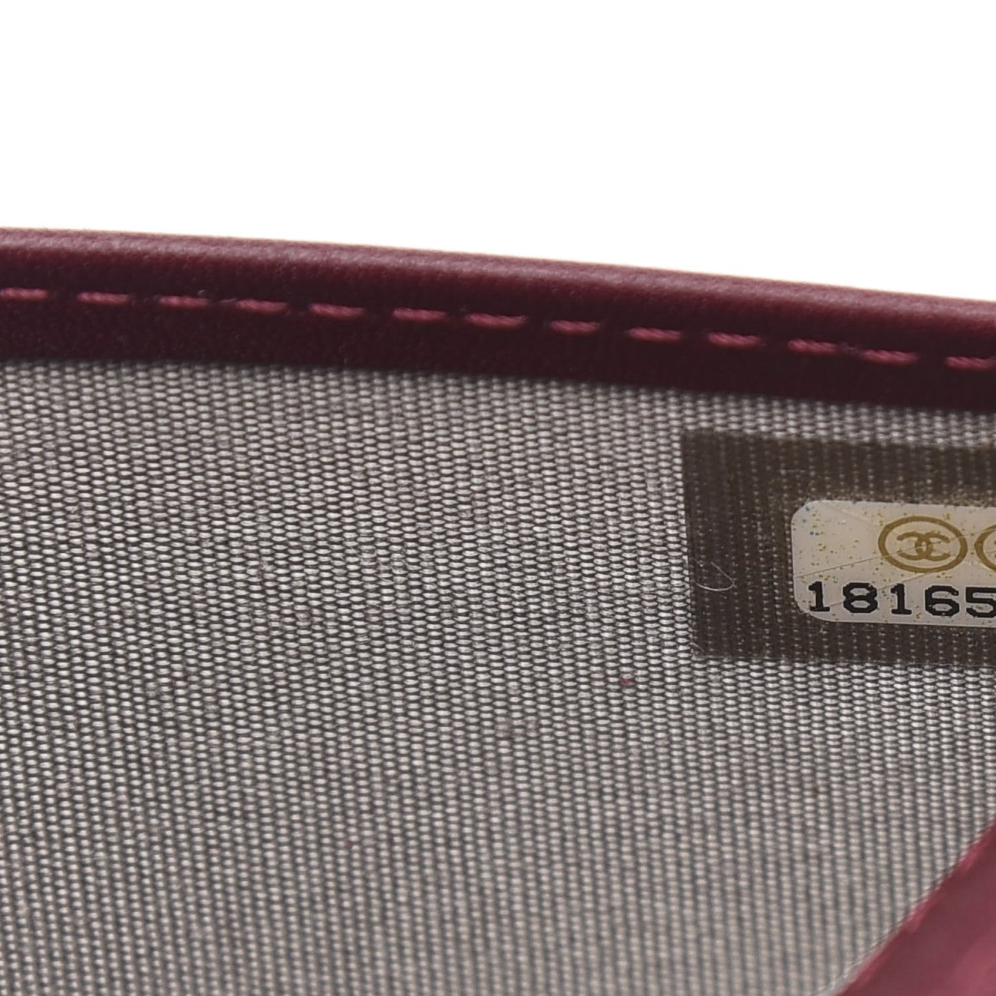 Patent Quilted Brilliant Yen Wallet Burgundy