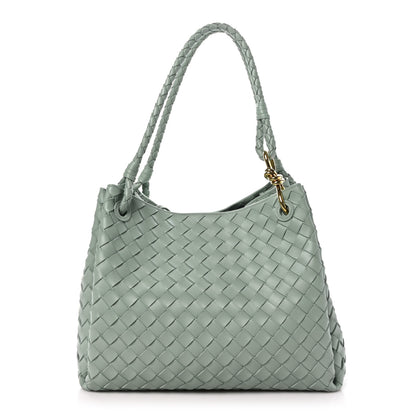 Bottega Veneta Nappa Intrecciato Large Andiamo Parachute Shoulder Bag New Sauge 1 of 12