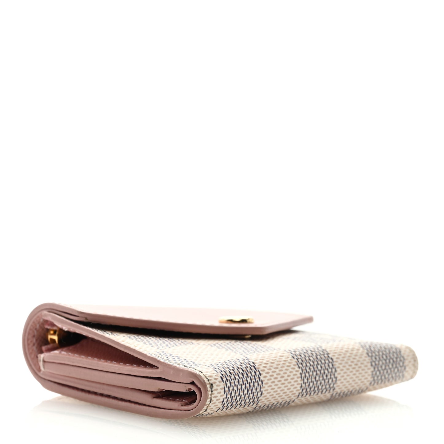 Damier Azur Zoe Wallet Rose Ballerine