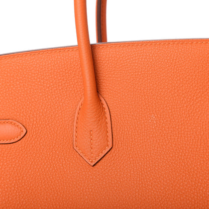 Hermes Togo Birkin 35 Orange 10 of 33