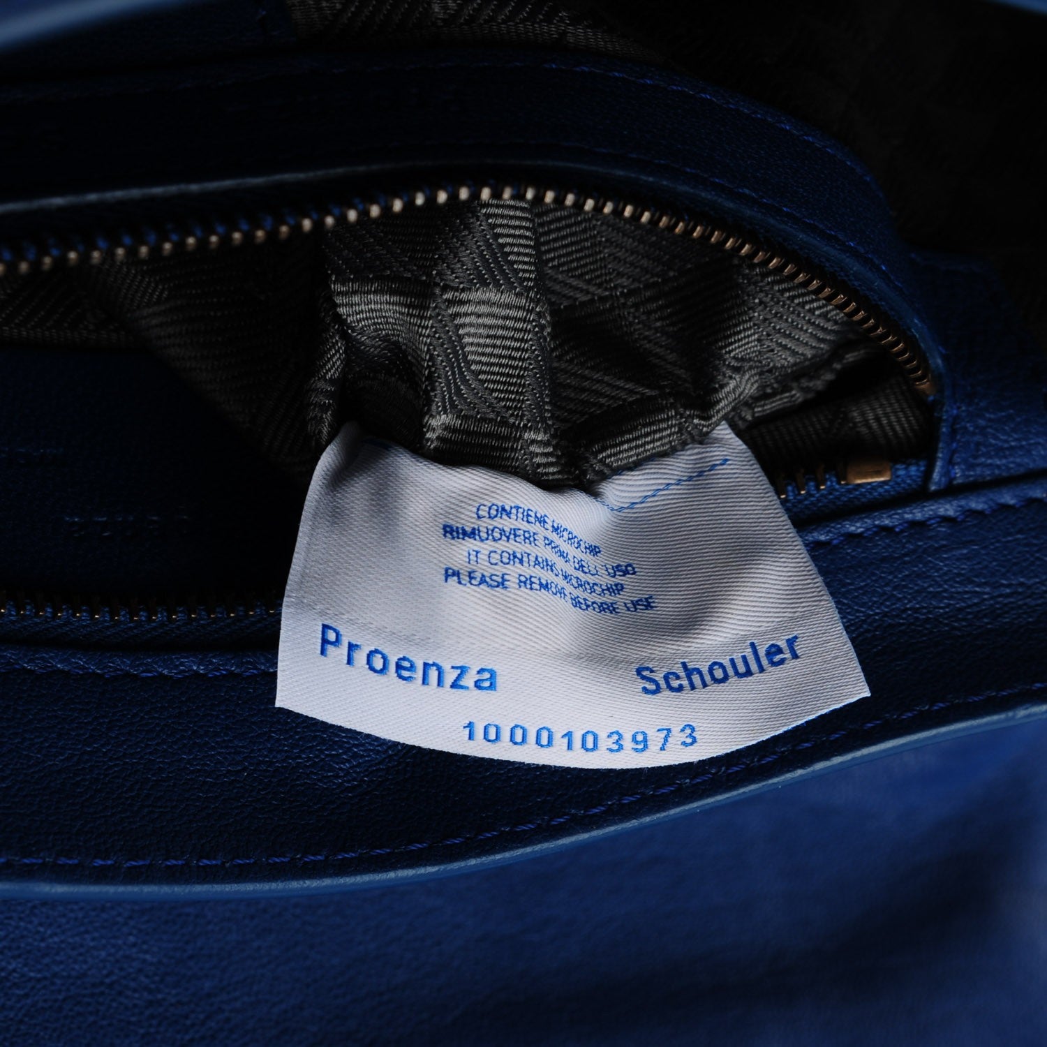 Proenza Schouler Lambskin Medium PS1 Satchel Royal Blue 5 of 13