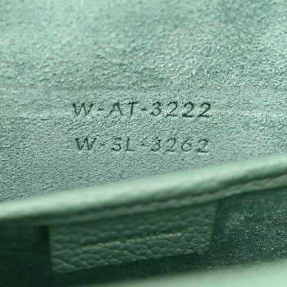 Celine Drummed Calfskin Nano Luggage Celadon 7 of 10