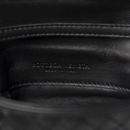 Bottega Veneta Nappa Intrecciato Flap Crossbody Black 8 of 11