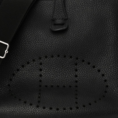 Hermes Taurillon Clemence EVELYNE III PM Black 7 of 13