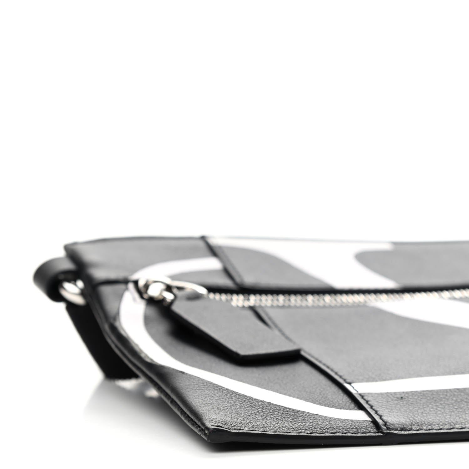Valentino Garavani Calfskin Logo Belt Bag Black White 7 of 10