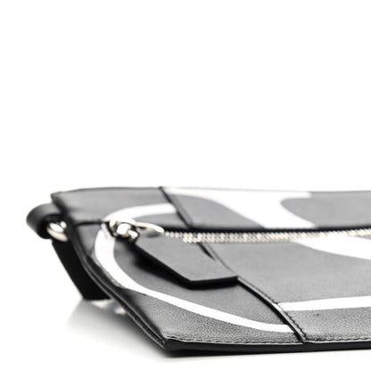 Valentino Garavani Calfskin Logo Belt Bag Black White 7 of 10