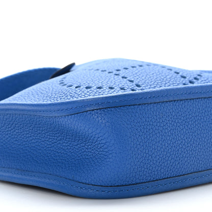 Hermes Taurillon Clemence Evelyne TPM Bleu Zellige 8 of 9