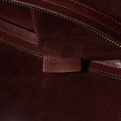 Celine Natural Calfskin Medium Phantom Luggage Burgundy 7 of 7