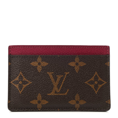 Louis Vuitton Monogram Card Holder Fuchsia 1 of 8