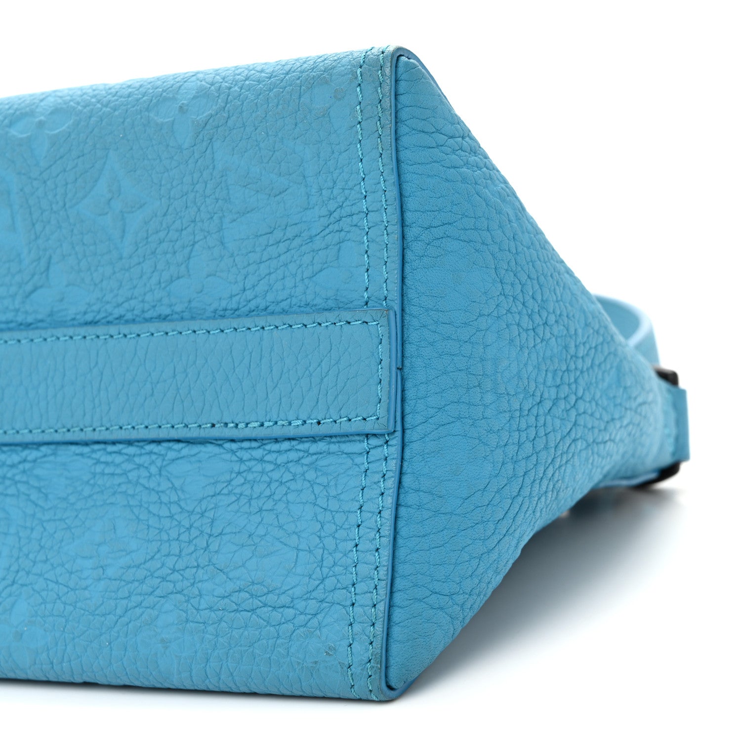 Louis Vuitton Taurillon Monogram Triangle Messenger Turquoise 9 of 9