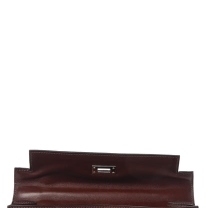 Hermes Evercalf Kelly Pochette Clutch Havane 9 of 25