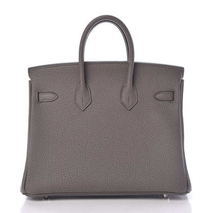 Hermes Togo Birkin 25 Etain 4 of 34