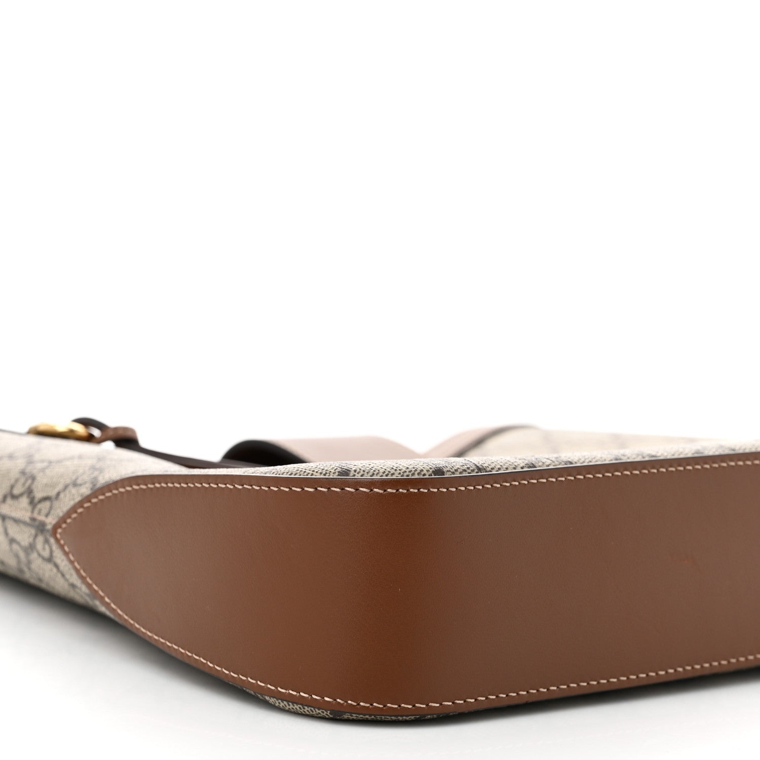 Gucci GG Supreme Monogram Medium Padlock Shoulder Bag Beige Ebony Brown Sugar 9 of 10