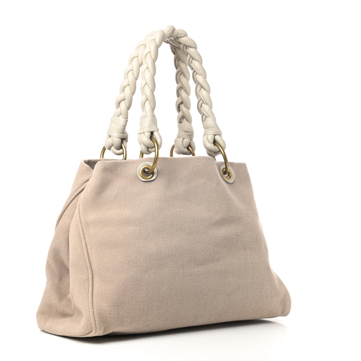 Bottega Veneta Canvas Tote Beige 2 of 10