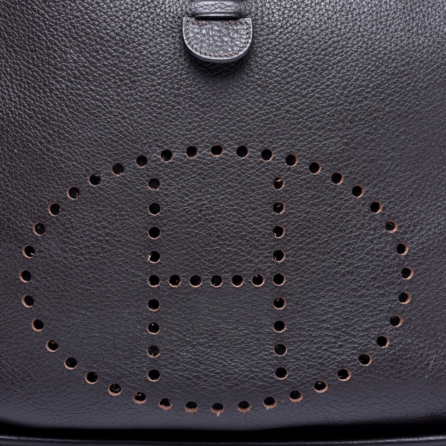 Hermes Taurillon Clemence Evelyne PM Chocolate 9 of 9