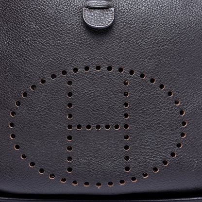 Hermes Taurillon Clemence Evelyne PM Chocolate 9 of 9