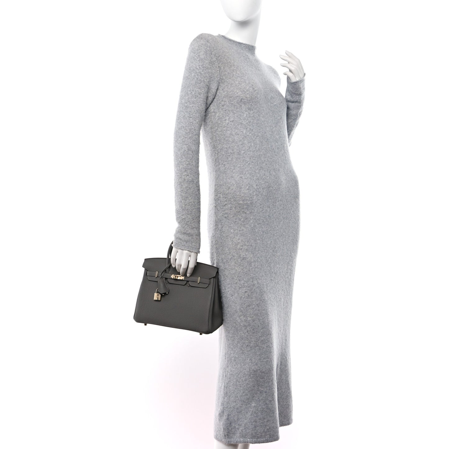 Togo Birkin 25 Gris Meyer