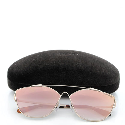 Tom Ford Jacquelyn Aviator Sunglasses TF563 Gold 8 of 8