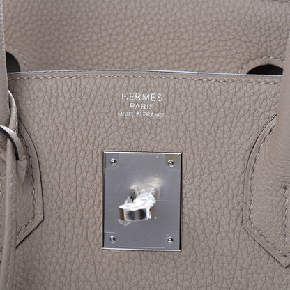 Hermes Togo Birkin 30 Gris Tourterelle 15 of 33