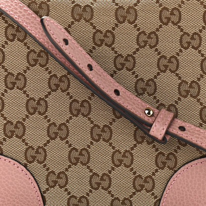 Gucci Monogram Mini Bree Messenger Bag Beige Soft Pink 8 of 10